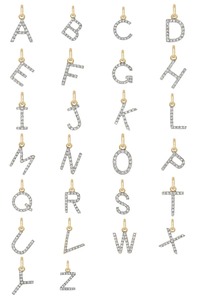 สร้อยคอโซ่ทองหรูหราพร้อมจี้เพชรเริ่มต้นจี้เพชรแบบฮิปฮอปตัวอักษร Moissanite สำหรับบุรุษและสตรี - Product Image 4