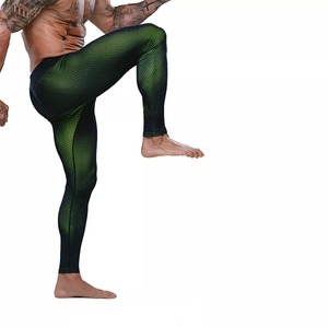 Nuevas Mallas de Compresión Elásticas Transpirables sin Costuras Personalizadas para Hombre, para Correr, Fitness, Gimnasio, BJJ - Product Image 2