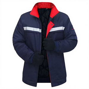 Overol de Trabajo Resistente al Invierno con Cinta Reflectante, Protección Laboral, para Taller, Reparación de Maquinaria, a Prueba de Frío, Cálido, Imprimible - Product Image 1