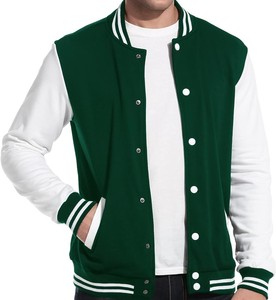 Vestes d'université de bombardier de baseball d'hiver en polaire de style cool personnalisé pour hommes veste décontractée pour homme avec lettres vente en ligne - Product Image 1