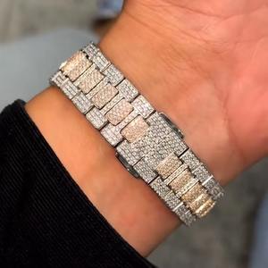 Trendy Blue Dial Diamond Style 100 Bar Water Resistant Stainless Steel Diver Fashion Timepiece Luxury Wrist Accessory <b>for</b> <b>Men</b> - Product Image 2