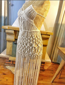 ฮิปปี้ฤดูร้อนHellenisticชุด,โบฮีเมียนบีชงานแต่งงานผู้หญิงTop Macrameชุดชายหาด - Product Image 2