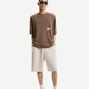 Short cargo avec logo personnalisé du fabricant Baggy Jorts droits abîmés à grandes poches Shorts en jean pour hommes - Product Image 1