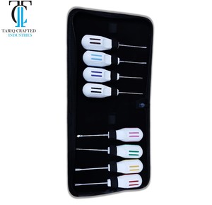 ชุดเครื่องมือถอนฟันแบบ Luxating Elevators สำหรับการผ่าตัดช่องปาก ทำจากสแตนเลส - Product Image 4