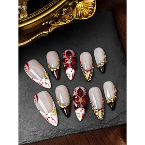 Art des ongles à presser Blood Rose Noir Couture - Product Image 1