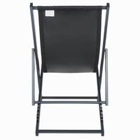 Chaise longue de patio extérieure légère et portable, chaise de plage pliable réglable en aluminium, quatre positions, salon