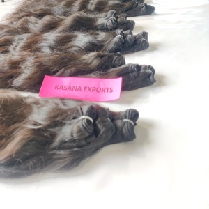 Extensions de cheveux bruts de couleur naturelle vietnamienne pour femmes noires aucune cuticule traitée chimiquement alignée vague naturelle fabriquée - Product Image 1