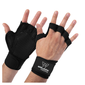 Culturismo Gimnasio Soporte de muñeca Guantes de levantamiento de pesas duraderos/Cinturones de inmersión profesionales ligeros y resistentes a la venta Unisex. - Product Image 1