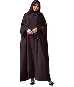 Mujeres musulmanas de alta calidad Abaya vestido largo Casual Abaya Dubai árabe tradicional islámico mujeres Hijab - Product Image 4