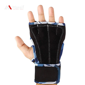 Chất lượng cao thông gió Găng tay cao su tổng hợp cho <span class=keywords><strong>Crossfit</strong></span> đào tạo tập thể dục Workout phòng tập thể dục tập thể dục và cử tạ - Product Image 4