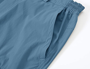 Pantalones Cortos Tácticos Elásticos para Hombre, de Secado Rápido, Transpirables, Impermeables, para Senderismo y Pesca, con Múltiples Bolsillos, Diseño Sólido - Product Image 4