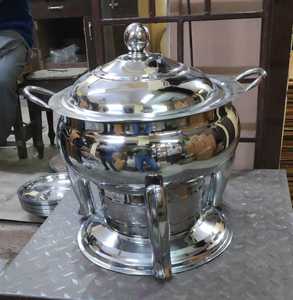 Chafing Dish Indio de Acero Inoxidable, la Mejor Calidad, Diseño Personalizado, Hecho a Mano, Capacidad de 150L, Combinación Eléctrica/Vapor - Product Image 6