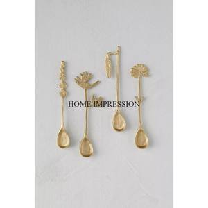 Outils de cuisine en métal plaqué or de qualité luxueuse fournitures du fabricant indien à prix compétitif - Product Image 5