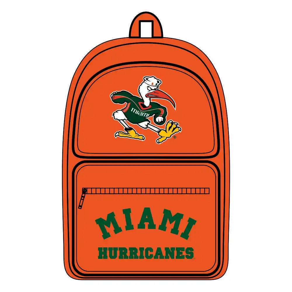 Sac à dos Miami Hurricanes University Sac d'école pour ordinateur portable