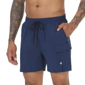 Pantalones Cortos Deportivos de Secado Rápido 100% Algodón para Hombre, para Correr, Gimnasio, Entrenamiento, Baloncesto, Fitness, con Cierre de Cordón, Ropa Casual, Venta al Por Mayor - Product Image 1