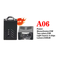 Nouveau produit A06 U39 A02 Bi LED projecteur phare 3 lentilles 55W 3000K 6000K 6 puces 16V coupe plate RHD LHD Big Len phare