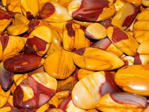 Natural Mookaite Jasper Cabochon Polished Loose Gemstone for Jewelry Making - Product Image 6