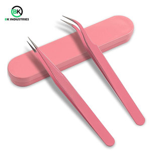 Pinzas para Pestañas de Artista Profesional, Pinzas para Extensión de Pestañas para Pestañas Individuales y de Volumen - Product Image 1