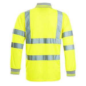 Camiseta Polo de Trabajo de Seguridad Reflectante de Alta Visibilidad al por Mayor, Ropa de Trabajo para Hombre, Camisetas Polo de Construcción, Camisetas Polo de Protección y Seguridad - Product Image 3