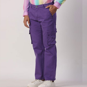 Men's High Waist <b>Cargo</b> Pants Premium Quality with Stylish High Street Design Trendy Plain Color Selling Article in the Market - Product Image 2