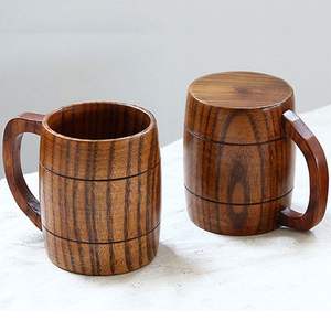 Tasses en bois pour les amateurs de café qui apprécient les matériaux naturels, les textures chaleureuses, les rituels quotidiens, les matins, les cuisines, les maisons, les cafés - Product Image 1