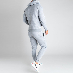 Pantalon de survêtement baggy surdimensionné et lourd personnalisé survêtement à points contrastés délavés au soleil fabricant de vêtements costume de jogging personnalisé - Product Image 3