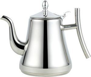 Top Quality Factory <b>Large</b> Capacity Modern Stainless Steel Big Coffee Pot Coffee Teapot <b>Kettle</b> With Strainer Filter - Product Image 2