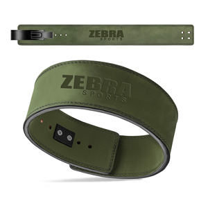 เข็มขัดยกน้ำหนักออกกำลังกายจากปากีสถานแบบ4นิ้วเข็มขัดยกน้ำหนักทำจากหนัง - Product Image 2