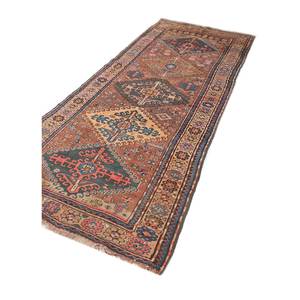 Alfombras de Lana Anudadas a Mano Aalam, Rectangulares, con Medallón Rojo Naranja y Patrones Abstractos para el Hogar -Pae-5565 para Sala de Estar y Dormitorio, 9x12 Pulgadas - Product Image 2