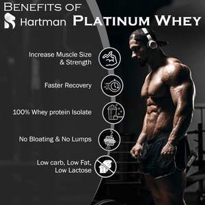 Polvo de aislamiento de proteína de suero puro 90%, acción rápida y baja en grasa para el crecimiento muscular y la recuperación física, no para mujeres embarazadas - Product Image 6