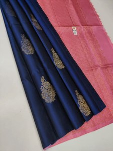 ส่าหรีไหม kanchivaram pethani นุ่มบริสุทธิ์สำหรับสวมใส่งานปาร์ตี้ - Product Image 2