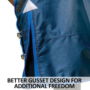 Couvertures durables pour chevaux avec design équestre brodé Nouvelles feuilles de cheval en polyester à turbine - Product Image 4