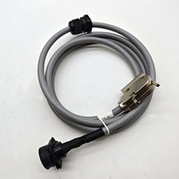 Cable de Interfaz de Señal de Datos Serial DB9 Personalizado, Macho RS232 a Conector Rectangular Industrial Moldeado y Blindado