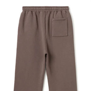 Pantalones de chándal de algodón personalizables de cintura alta, pantalones de chándal informales de estilo callejero Hip Hop, patrón antiarrugas de lavado oscuro - Product Image 6