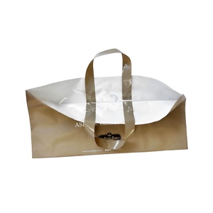 Custom Printed HDPE Soft Loop Plastic <b>Bag</b> for Baklava Cake Box Eco-Friendly <b>Packing</b> <b>Bag</b> - Product Image 4