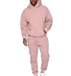 345g Streetwear hiver sueur unisexe Couple sweat ensemble survêtements sweat à capuche blanc survêtements polaire survêtements pour hommes - Product Image 4