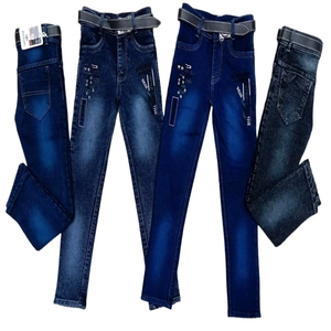 Nuevo diseño de ropa al aire libre para primavera otoño Pantalón recto estilo lavado niños Slim Fit secado rápido invierno Casual Jeans - Product Image 1