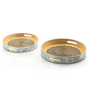 Bandejas para servir de pastelería, tejidas a mano con pasto marino, de rafia y pasto marino, al precio más bajo, para mesa y cocina - Product Image 6