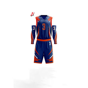ชุดเครื่องแบบบาสเก็ตบอลแบบพลิกกลับได้ชุดบาสเก็ตบอลสำหรับผู้ชายชุดกีฬาฤดูร้อนดีไซน์ล่าสุดมีขนาด4XL โลโก้ - Product Image 3