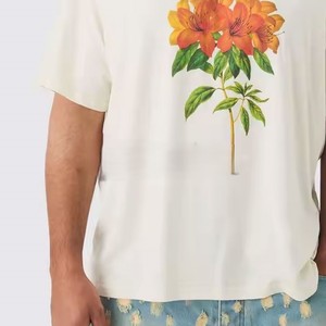 Gran oferta, camiseta para hombre, 100% de algodón, alta calidad, moda, antiarrugas, ropa informal, ajuste holgado, estampado, nuevo estilo, Top - Product Image 6