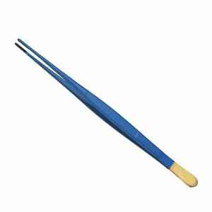 Fórceps de acero inoxidable manual de 23cm aprobados por la CE T.C. Base de instrumentos quirúrgicos coagulantes aislados de inserción - Product Image 1