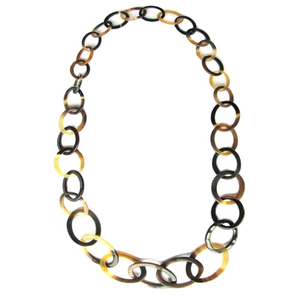 Fabriqué à la main naturel écologique Buffalo corne de boeuf collier pour femmes filles Imitation Style religieux cadeau de mariage bijoux mode - Product Image 4