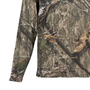 Camiseta de caza de manga larga con capa base térmica con estampado de camuflaje para protección contra el frío - Product Image 5