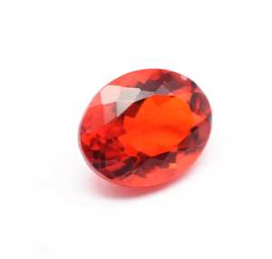 Cabujones de granate de hessonita Natural calibrados sueltos de alta calidad Corte escalonado ovalado genuino Venta al por mayor barata Fabricación de joyas - Product Image 3