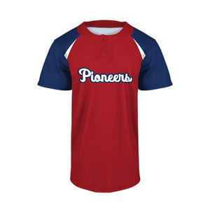Camiseta de béisbol de sublimación de poliéster 100% personalizable, ropa deportiva transpirable de alta calidad, opción de talla grande para jugadores de Softbol - Product Image 1