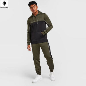 Ropa de calle personalizada de 2 piezas, chándal cortavientos para mujer, pantalones de lana ligeros de gran tamaño, patrón de cintura elástica para hombre - Product Image 1