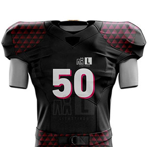 Uniforme de fútbol americano de nueva tendencia al por mayor para ropa deportiva transpirable diseño de manga corta - Product Image 4