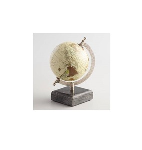 Office Decoration Table <b>World</b> <b>Globe</b> Sculptures With Metal Stand and Base Table Showpiece Aluminium Sculpture - Product Image 5