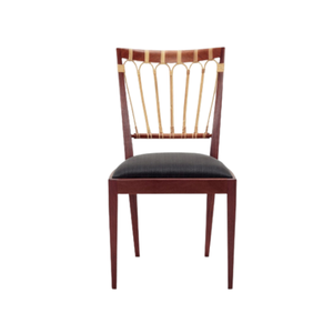 Top manufacturing dining chair with <b>back</b> rattan and soft <b>cushion</b> handmade from Indonesia at best price direct factory - Product Image 1
