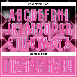 New Boys Soccer Uniform Custom Pink Black-<b>Light</b> Blue Gradient Square Shape Sublimation Soccer Uniform Jersey Sportswear industry - Product Image 3